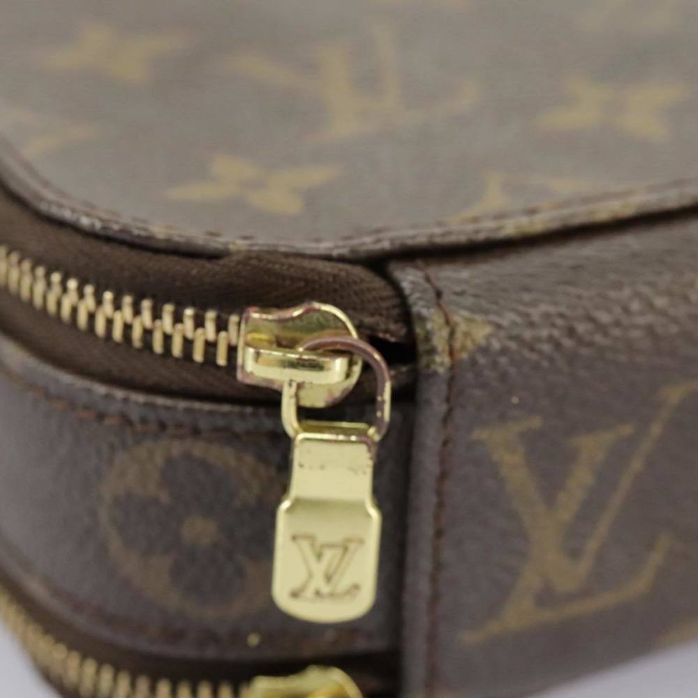 LOUIS VUITTON Monogram Trousse Brush PM Cosmetic Pouch M47510 LV Auth 98572 - Picture 7 of 16